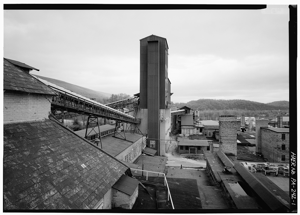 Harbison-Walker plant complex looking north
