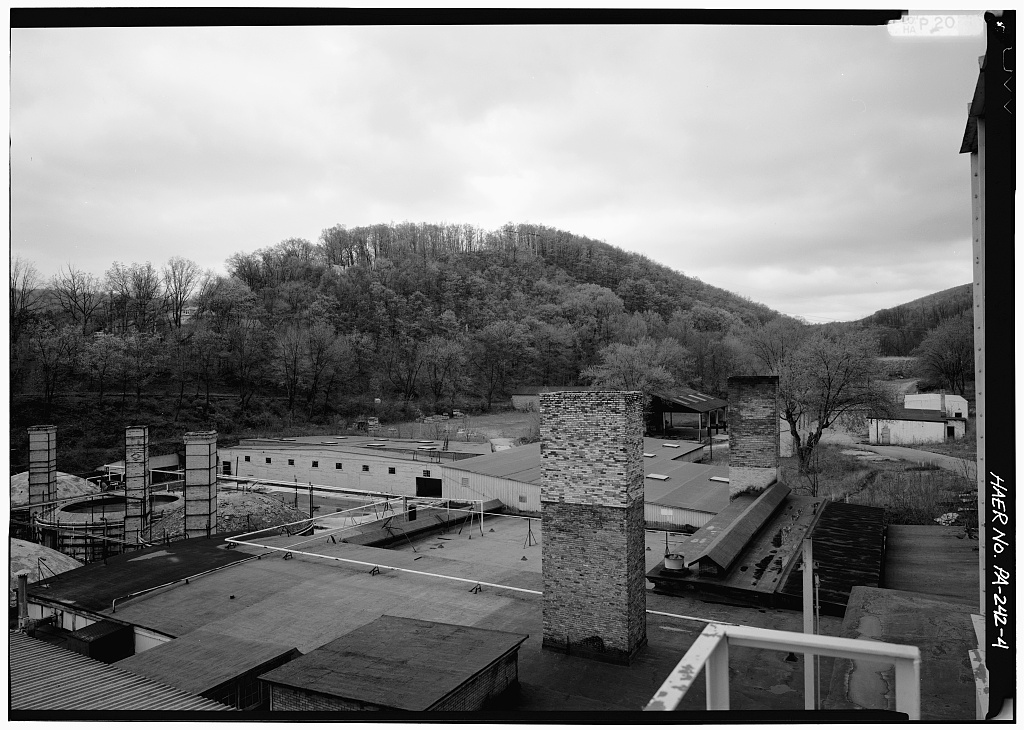 Harbison-Walker plant complex looking southeast