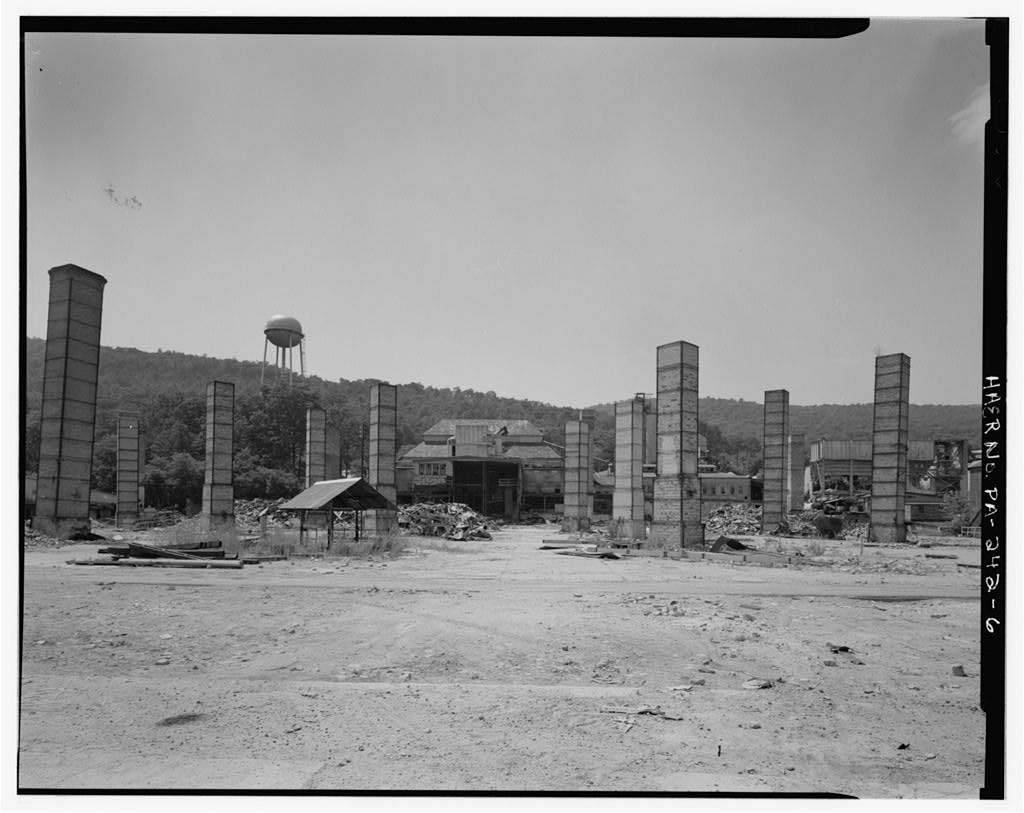 Harbison-Walker plant complex looking west