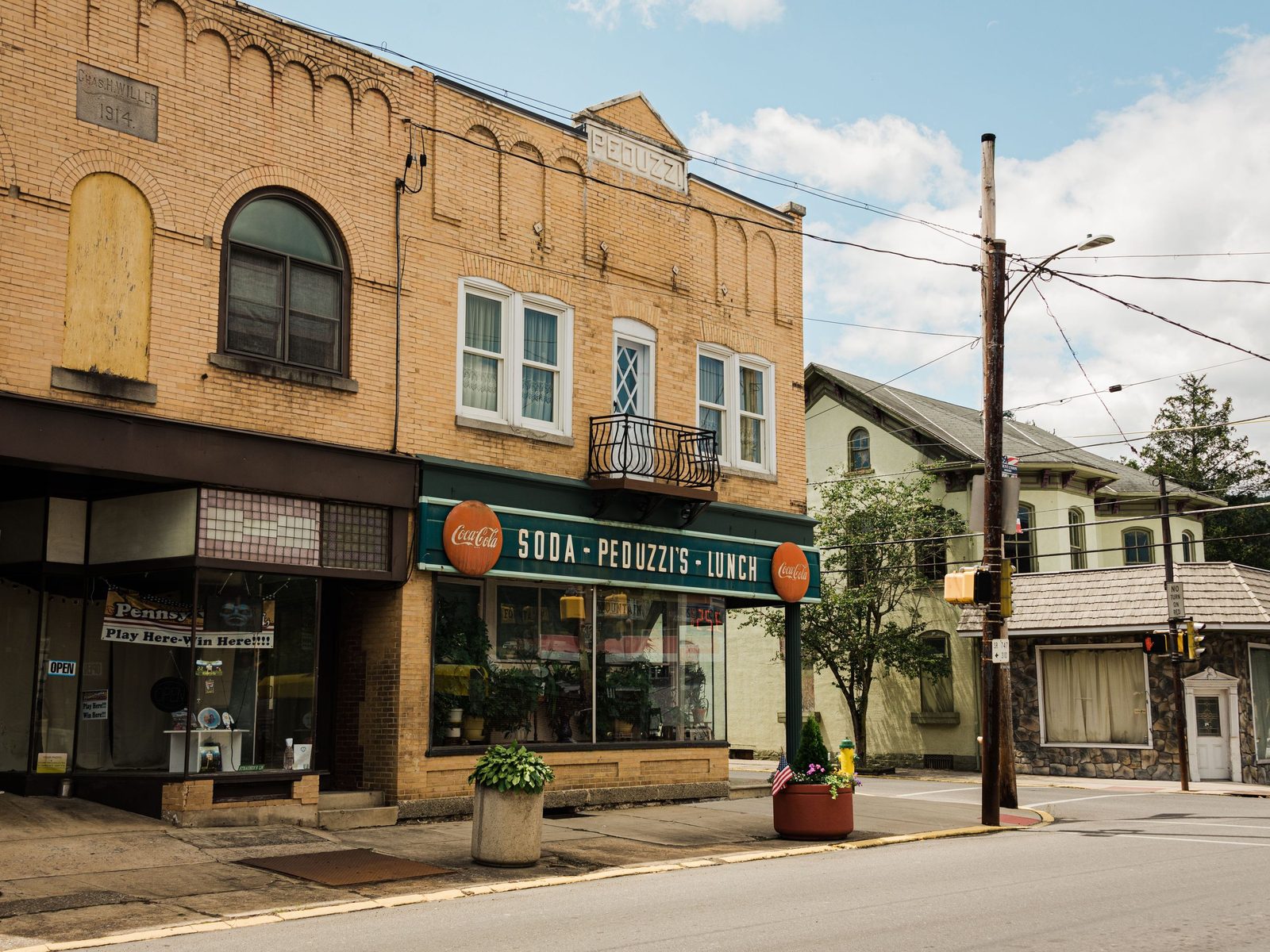 The Peduzzi Building today &mdash; see Landmarks
