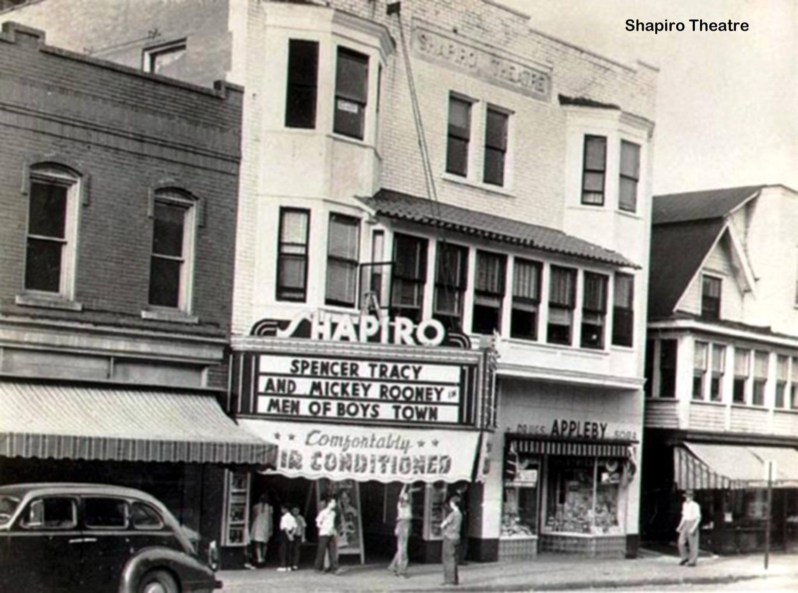 Shapiro Movie Theatre, 1941 &mdash; see Landmarks
